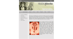 Desktop Screenshot of historiadodireito.com.br